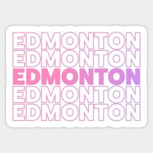 Edmonton Gradient Sticker